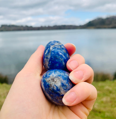 Lapis Lazuli Eggs - Dragon Mama Crystals 