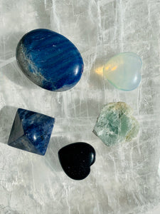 Blue Ray Throat Chakra Crystal Gift Set - Dragon Mama Crystals 