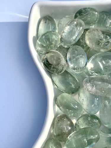 Prasiolite Tumble Stones A Grade Natural - Dragon Mama Crystals 