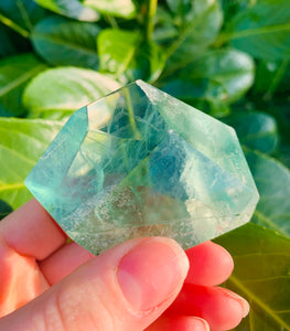 Fluorite Faceted - Dragon Mama Crystals 