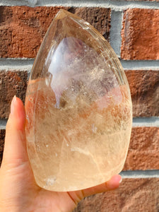 Citrine Smokey High Grade Rare Brazilian Large Flame - Dragon Mama Crystals 