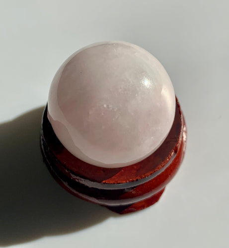 Pink Bubblegum Morganite Mini Spheres - Dragon Mama Crystals 