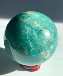 Amazonite Sphere - Dragon Mama Crystals 