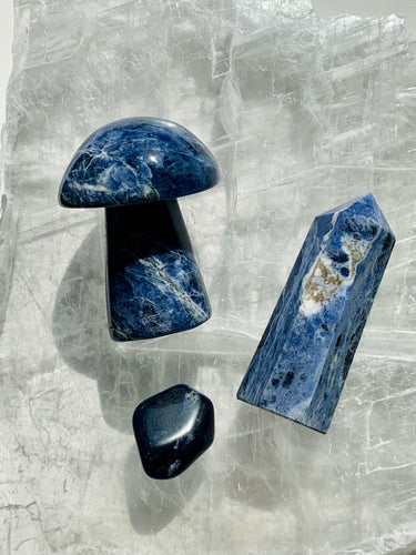 Blue Ray Soothing Sodalite Gift Set - Dragon Mama Crystals 
