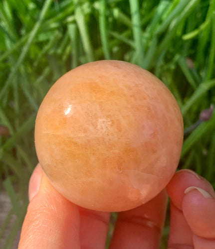 Peach Morganite Sphere Large - Dragon Mama Crystals 