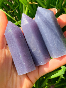 Lepidolite Pure Towers - Dragon Mama Crystals 