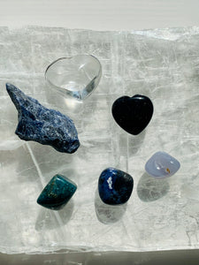 Blue Ray Communication Gift Set - Dragon Mama Crystals 