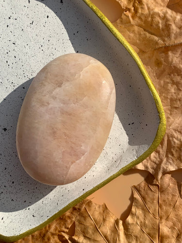 Morganite Peach Rare Palm Stone - Dragon Mama Crystals 