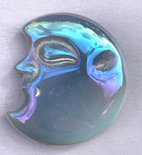 Load image into Gallery viewer, Aura Agate Moon Face - Dragon Mama Crystals 