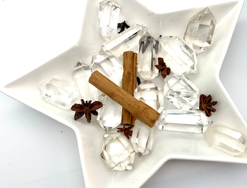 Clear Quartz Double Terminated - Dragon Mama Crystals 