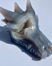 Load image into Gallery viewer, Agate Druzy Sirian Dragon - Dragon Mama Crystals 