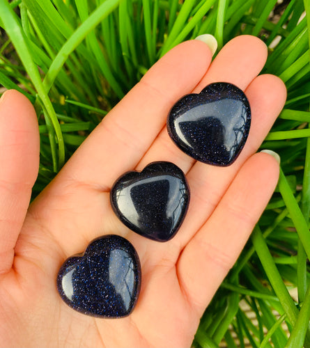 Blue Goldstone - Dragon Mama Crystals 