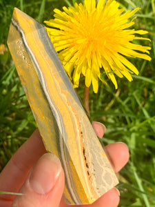Bumble Bee Jasper Tower - Dragon Mama Crystals 