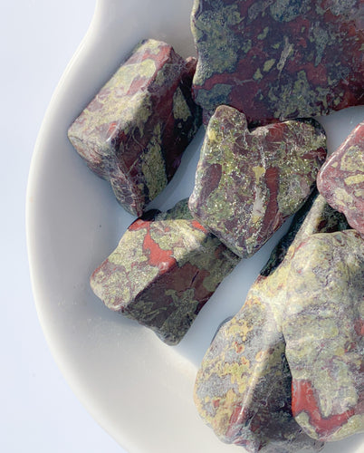 Dragon Bloods Jasper Raw - Dragon Mama Crystals 