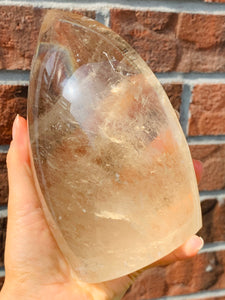 Citrine Smokey High Grade Rare Brazilian Large Flame - Dragon Mama Crystals 