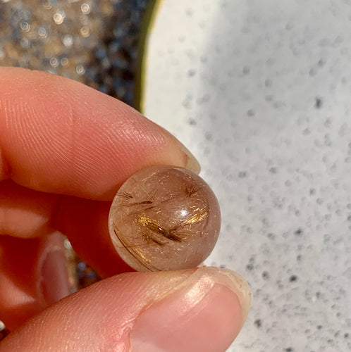Rutile Sphere - Dragon Mama Crystals 