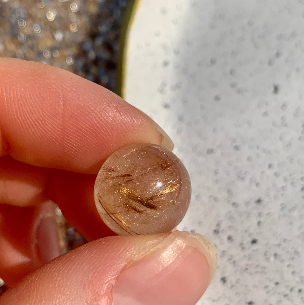 Rutile Sphere - Dragon Mama Crystals 