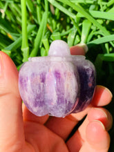 Load image into Gallery viewer, Amethyst Pumpkin - Dragon Mama Crystals 