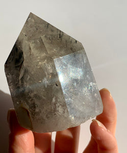 Lodolite with rainbows - Dragon Mama Crystals 