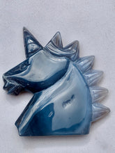 Load image into Gallery viewer, Blue Agate Druzy Unicorn - Dragon Mama Crystals 
