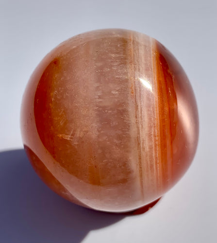 Carnelian Sphere - Dragon Mama Crystals 