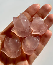 Load image into Gallery viewer, Star Gem Rose Quartz Fox’s - Dragon Mama Crystals 