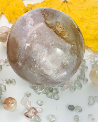 Lilac Flower Agate - Dragon Mama Crystals 