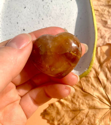 Carnelian Heart - Dragon Mama Crystals 
