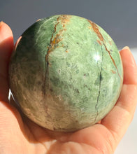 Load image into Gallery viewer, Green Opal Sphere - Dragon Mama Crystals 