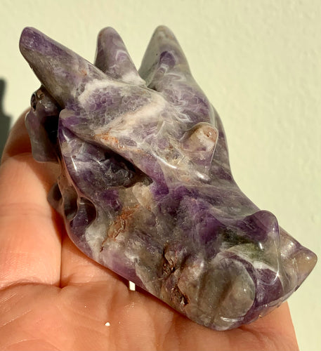 Amethyst Dragon - Dragon Mama Crystals 