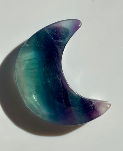 Fluorite Moon - Dragon Mama Crystals 