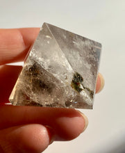 Load image into Gallery viewer, Lodolite Smokey Quartz Baby Pyramids - Dragon Mama Crystals 