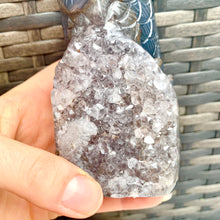 Load image into Gallery viewer, Druzy Agate Crystal Wise Owl - Dragon Mama Crystals 
