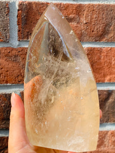 Citrine Smokey High Grade Rare Brazilian Large Flame - Dragon Mama Crystals 