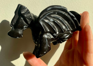 Snowflake Obsidian | ‘Volcanic’ Dragon - Dragon Mama Crystals 