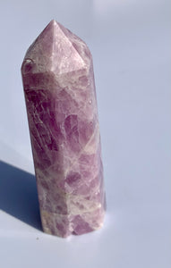 Kunzite Tower - Dragon Mama Crystals 