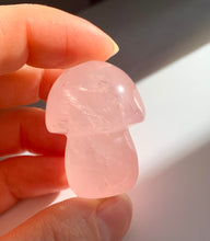 Load image into Gallery viewer, Star Rose Quartz Mushrooms - Dragon Mama Crystals 