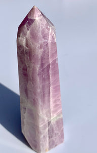 Kunzite Tower - Dragon Mama Crystals 
