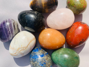 Rose Quartz Eggs - Dragon Mama Crystals 