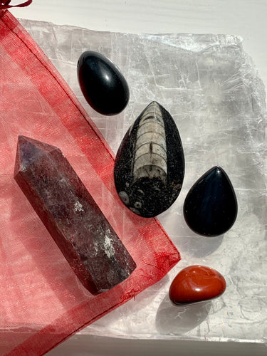 Grounding Root Red Gift Set - Dragon Mama Crystals 