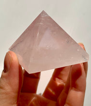 Load image into Gallery viewer, A Grade Gem Rose Quartz Pyramid - Dragon Mama Crystals 