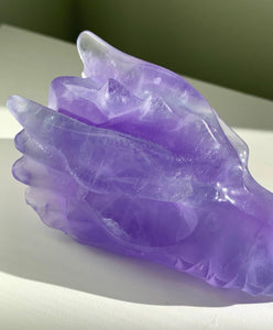 Purple Fluorite | ‘Violet Ray’ Dragon - Dragon Mama Crystals 