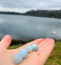 Load image into Gallery viewer, Aquamarine Mini Spheres - Dragon Mama Crystals 
