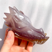 Load image into Gallery viewer, Agate Druzy | ‘Orion Time Traveller Alchemy’ Dragon - Dragon Mama Crystals 