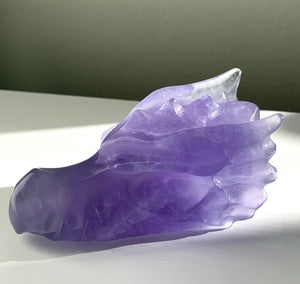 Purple Fluorite | ‘Violet Ray’ Dragon - Dragon Mama Crystals 