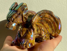 Load image into Gallery viewer, Aura Ocean Jasper | ‘Source Violet Ray’ Dragon - Dragon Mama Crystals 