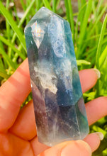 Load image into Gallery viewer, Blue and Green Rainbows Fluorite - Choose your own - Dragon Mama Crystals 