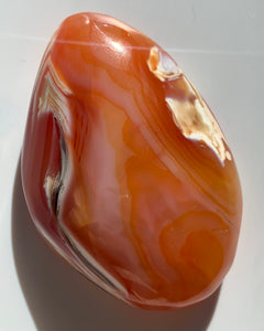 Carnelian PalmStone - Dragon Mama Crystals 