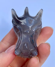 Load image into Gallery viewer, Warrior Black Agate Baby Dragon - Dragon Mama Crystals 