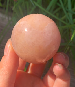 Morganite Sphere - Dragon Mama Crystals 